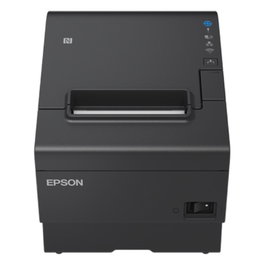 Epson C31CJ57112 - Impresora de Tickets Térmica TM-T88VII PS, Alta Velocidad 500 mm/s, Ancho Papel 80mm, USB Ethernet, Negra